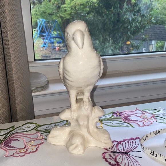 Porcelain Parrot White